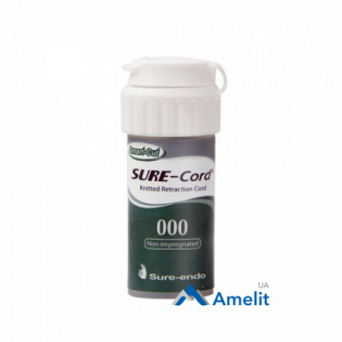 Нитка ретракційна №000 Sure-Cord (Shure-Endo), без просочення, 1 шт. Нитка ретракційна №000 Sure-Cord (Shure-Endo), без просочення, 1 шт.